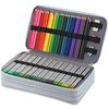 Large Capacity PU Pencil Case - 300 Slot Storage Bag