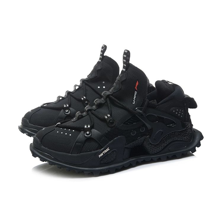 Кроссовки Li Ning Pangu Halo Fabric из синтетической кожи со светоотражающими элементами, дышащие, износостойкие, нескользящие, с низкой подошвой AGLR150-11