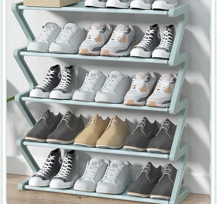 Shoe rack, simple shoe cabinet, dormitory, small household rental room, entrance shoe storage rack, multi-layer movable shoe rack