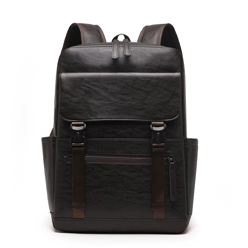 Мужской ПУ рюкзак деловой компьютерный рюкзак большой емкости рюкзак для улицы студенческий школьный рюкзак