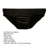 Men Briefs Ice Silk Low Waist Solid Color Ultra Thin Seamless Quick Dry Underpants Panties Underwear for Daily Wear