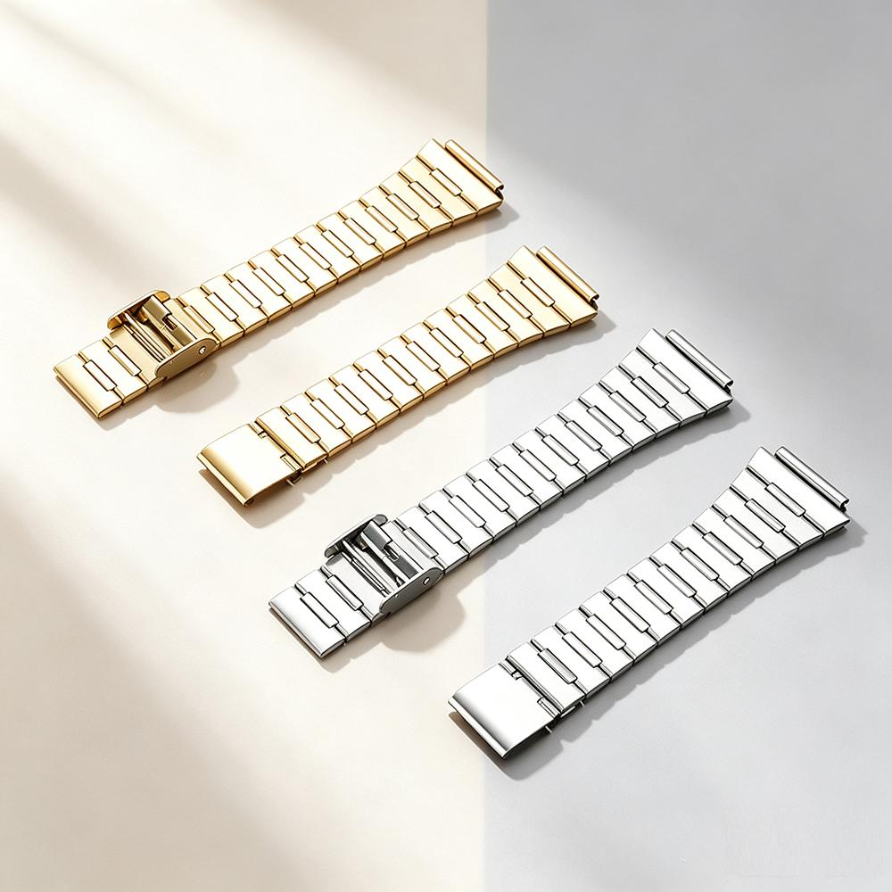 18 мм Для Casio AE1200 AE1300 WS1600 SGW-500 W218 A158W A168 F91W Ремешок для часов из нержавеющей стали Мужской Женский Браслет 3