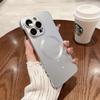 Безрамочный Матовый Металлический Чехол для iPhone 14 Plus 13 12 11 Pro Max с поддержкой MagSafe, Ультратонкий, Поддержка Беспроводной Зарядки, Магнитная Жесткая Пластиковая Крышка