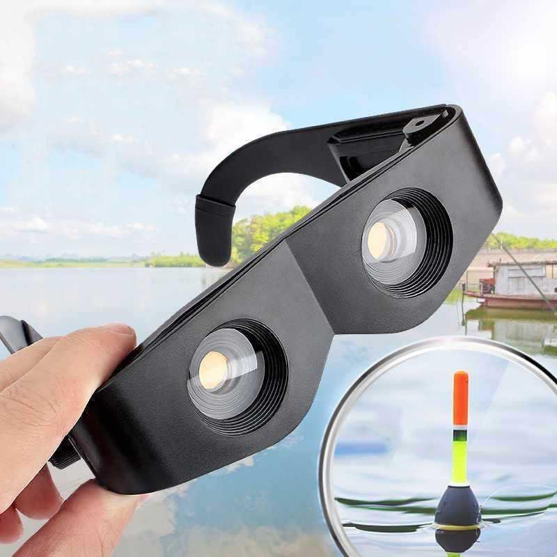 Очки для рыбалки с регулируемым фокусом, профессиональные бинокли, телескопические увеличительные очки, носимые без помощи рук для театрального прицела