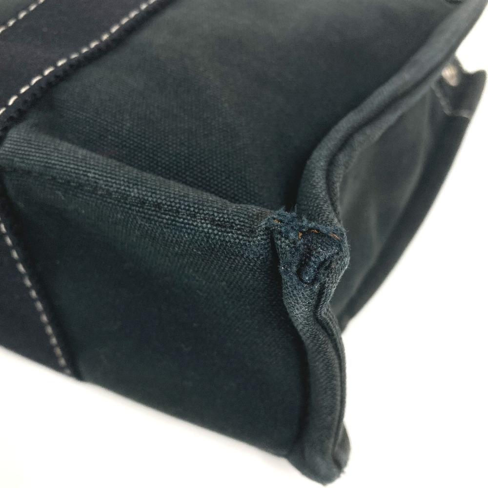 HERMES Deauville PM Deauville PM Bag Tote Bag Hand Bag Canvas Black