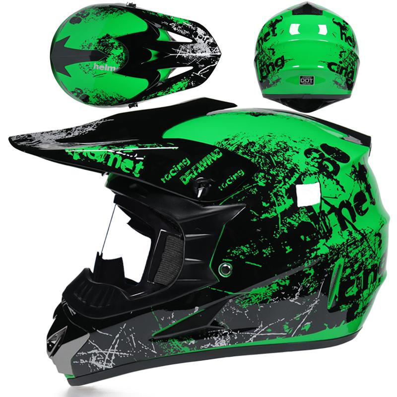 ABS Certified Professional Motocross Helmet Men's Motorcycle Casco Off-road Rally Capacete Dot 1.3kg Unisex