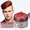 100ML Disposable Hair Dye Cream Colorful Natural Plants Washable Safe Men Women Unisex Temporary Hair Coloring Wax Instant Hairstyle Color Clay Gel