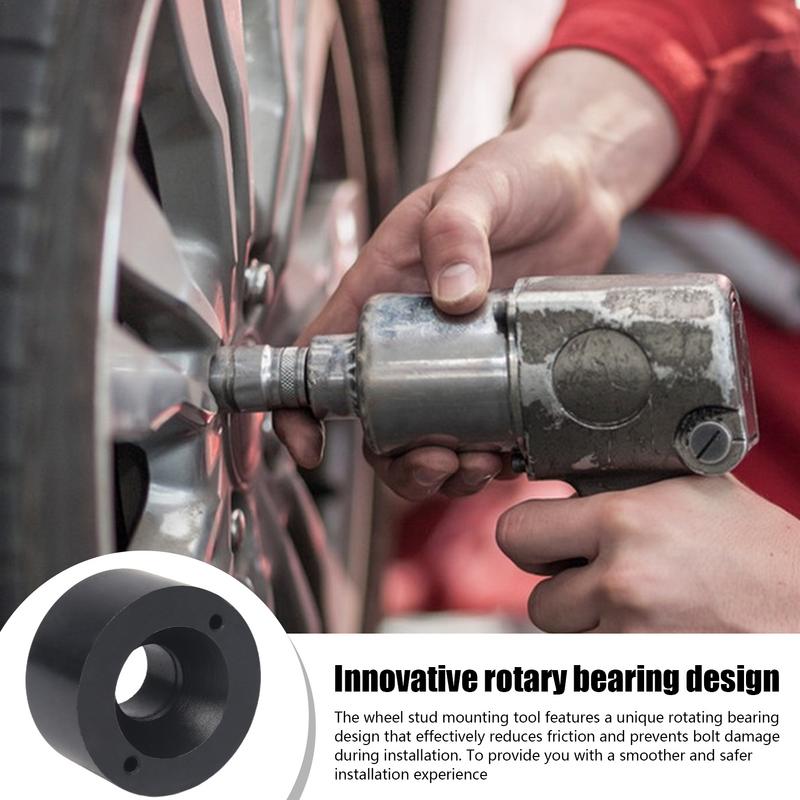 Truck Wheel Stud Installer Wheel Stud Fixing Tool Anti-Rust Iron Construction Auto Wheel Stud Installer Car Hub Bolt Installer