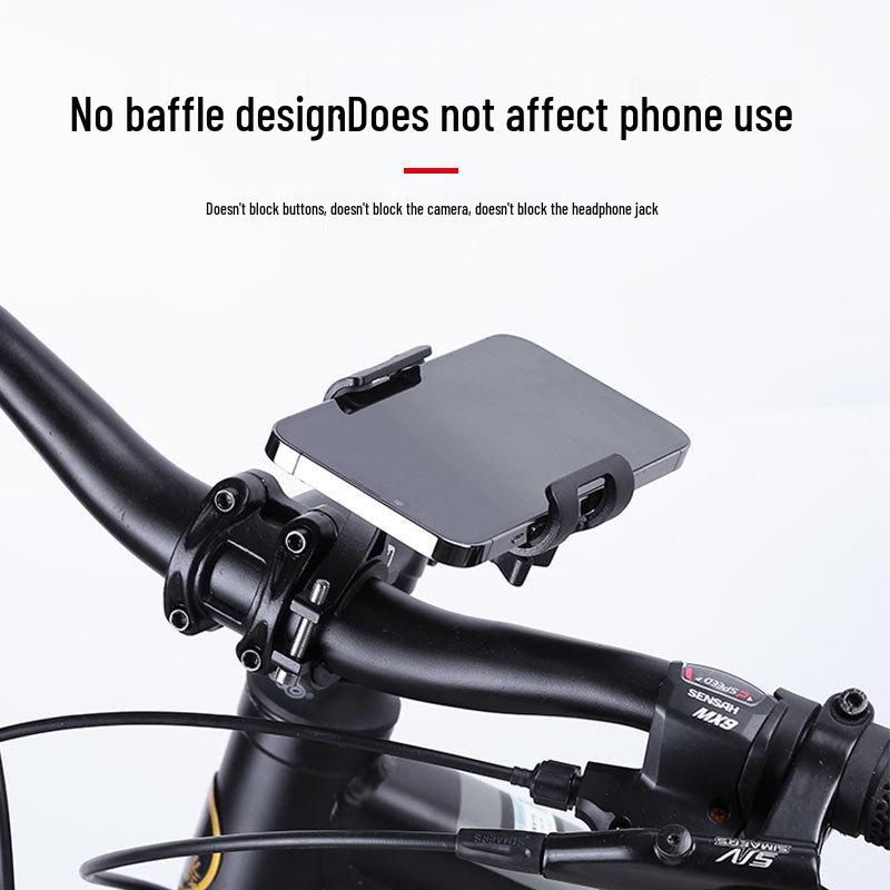 Aluminum Alloy Phone Holder for Bicycle, Motorcycle, and Electric Bike Navigation