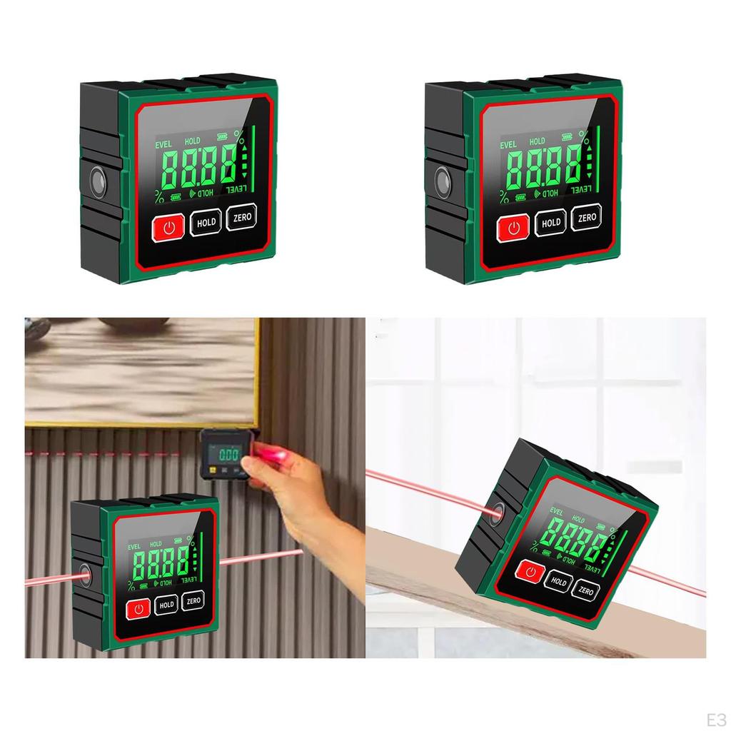 Цифровой угломер-углоискатель Портативный инклинометр для плотников Дом 2-сторонний Магнитный