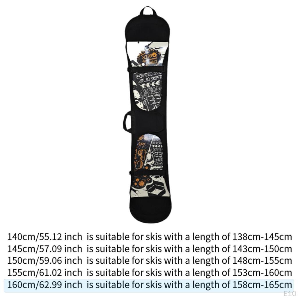 Backpack Ski Bag for Air Travel and Snowboard Protection