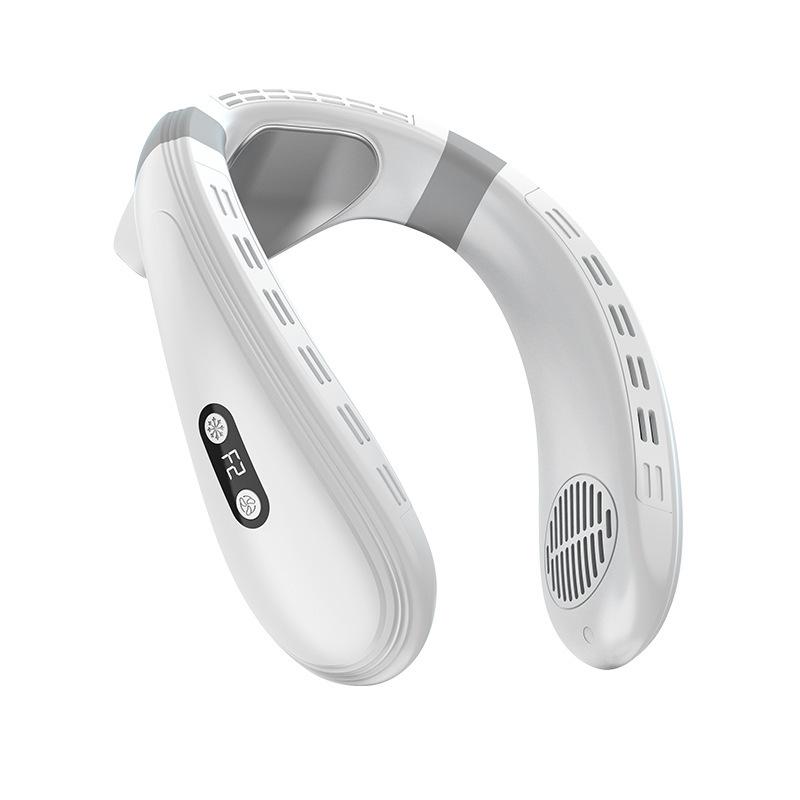 Новый портативный шейный вентилятор 5200 мАч Кондиционер для шеи Перезаряжаемый полупроводниковый охлаждающий вентилятор Уличный персональный вентилятор Носимый охладитель