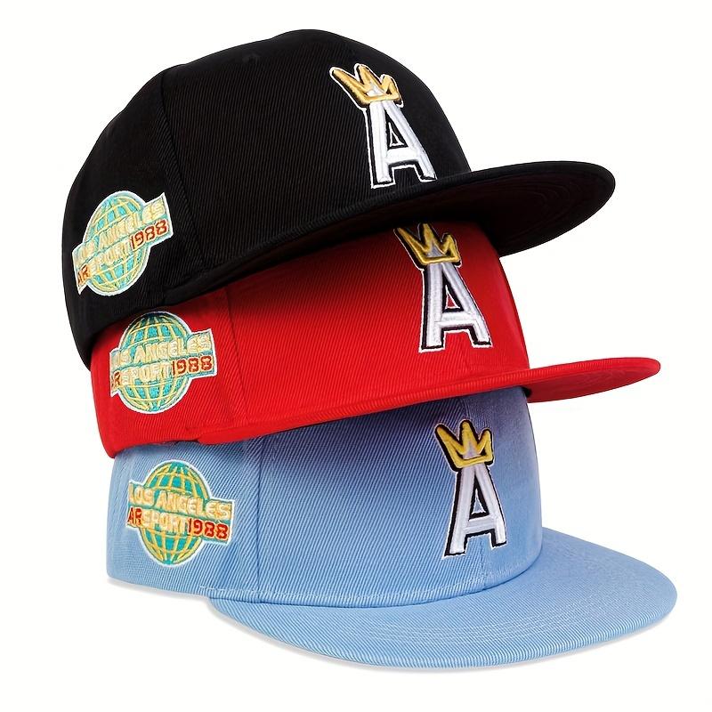 Hip Hop Fashion Baseball Cap Crown A Letter Embroidery Snapback Hats Adjustable Sports Leisure Caps Men Women Outdoor Sun Hats