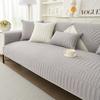 Nordic Cotton Sofa Cushion, Quilted Washed Pure Cotton Sofa Cover Towel, Universal Fabric For All Seasons, Non-Slip Sofa Seat Cushion