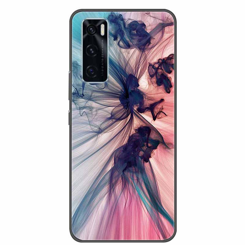 Для Vivo V20 SE Чехол Мраморный Силиконовый Мягкий Бампер из ТПУ Чехол-накладка Для Vivo V20 SE Задняя крышка Чехлы для VivoV20 SE V20SE V 20 SE