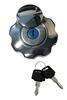 Fabulous-do Gas Tank Cap with Key APE 50 100 CG125 General Purpose Replacement Parts Customized Bike Silver Silver