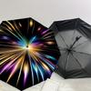 1PC Lightburst Colorful Umbrella-8-Rib Reinforced, Automatic Open, Lightweight & Durable, Cute Fashion Accessory for Outdoor, Beach or Casual Use, Bea