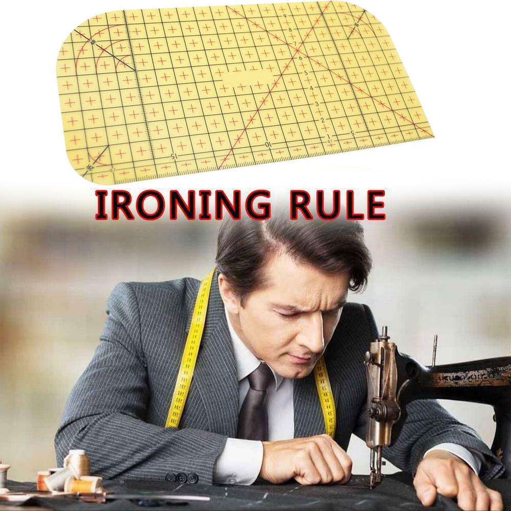 Professional Hot Ironing Ruler for Quilting Sewing Heat Resistant Non-Slip Craft Accessories for Press with Dry or Steam Iron