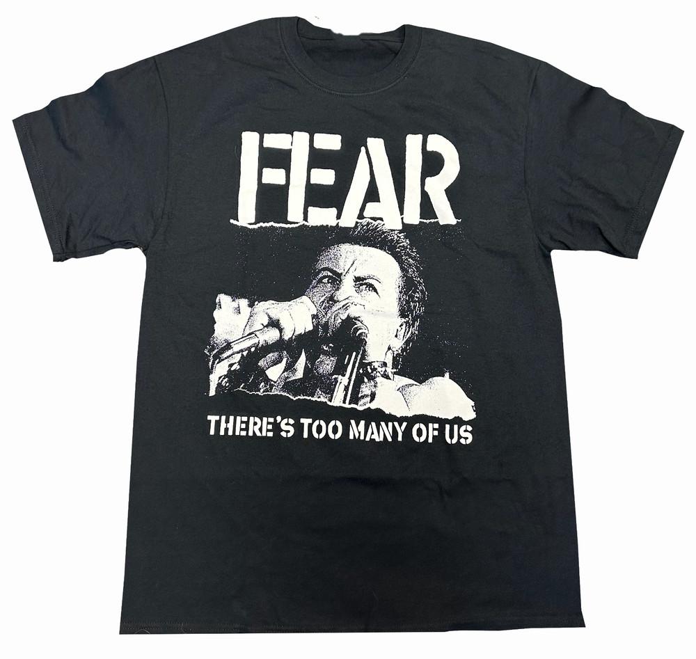 FEAR Band THERE'S TOO MANY OF US Футболка Хлопок Черный TT584 Унисекс Футболка