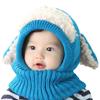 До 5 цветов на выбор Шапка с кроликом Вязаная шапка для малышей Вязаная шапка для малышей (Спасибо Киото) & (синий)