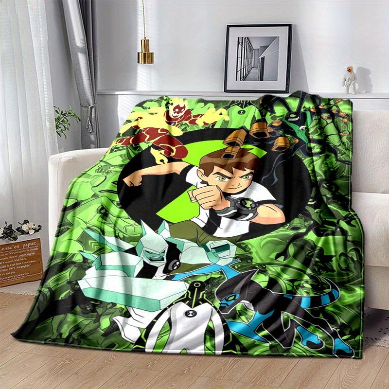 1pc, Ben 10 Alien Force Home Decor Throw Blanket, Soft Coverlet for Couch, Bed, Car, Travel, Camping, Office Nap, Perfect Gift for FriendsB120