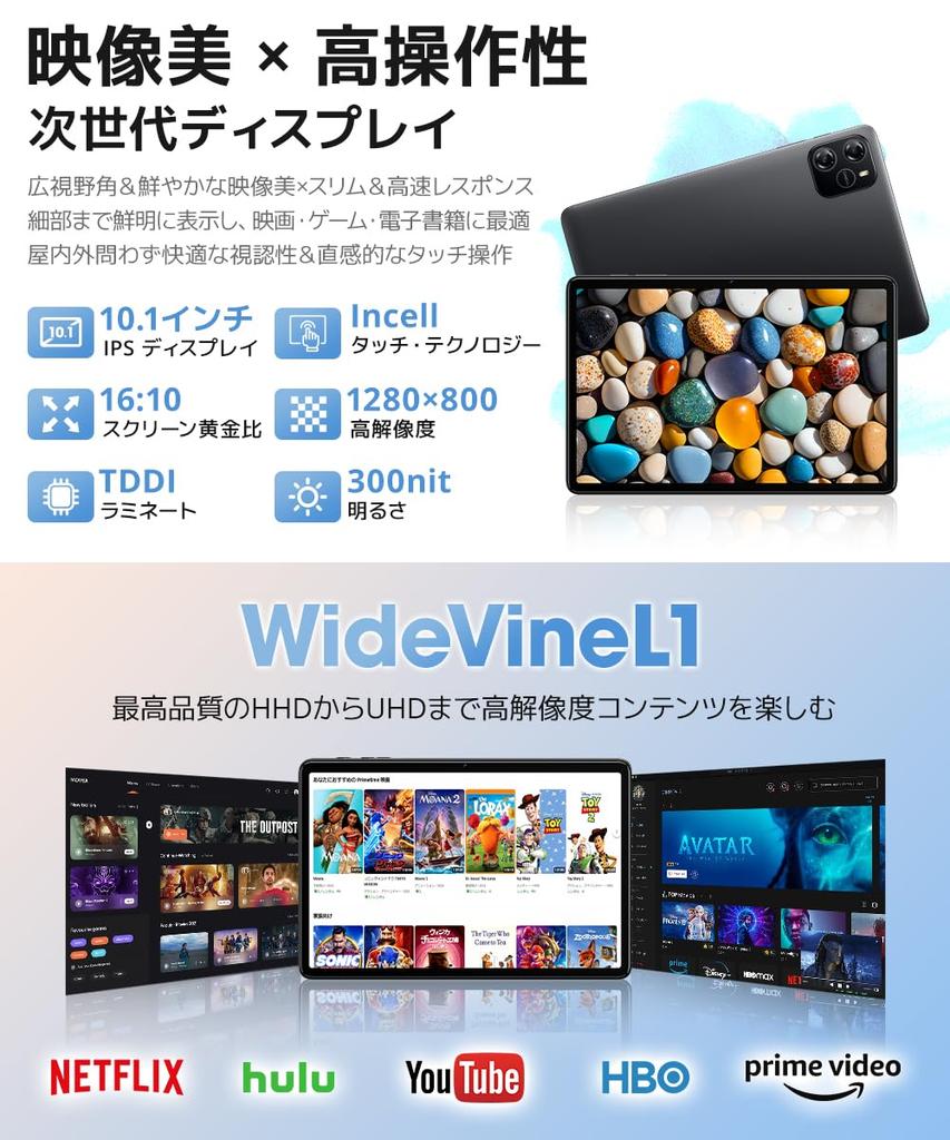 New for Android 15 Large Screen Model with To 1TB 7000mAh PD18W 5G Bluetooth Facial Wireless Widevine L1 and 2025 Tablet. 10-inch Wi-Fi 16GB+128GB+Up