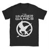 Casual Hunger Games Logo T-Shirt Men Crew Neck Pure Cotton T Shirt Short Sleeve Tees Summer Clothes