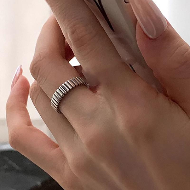 Кольца-манжеты Foxanry серебряного цвета в стиле минимализма для женщин, пар, модные, креативные, классические, индивидуальные, для вечеринок, ювелирные изделия, подарки оптом