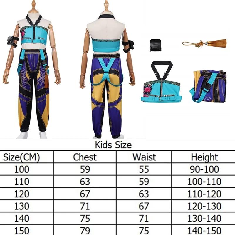 2026 HalloweenDémons Enfants Mira Zoey Cosplay 2025 Chasseurs Costume Filles T-shirt Jupe Chaussettes Tenues Roleplay Halloween