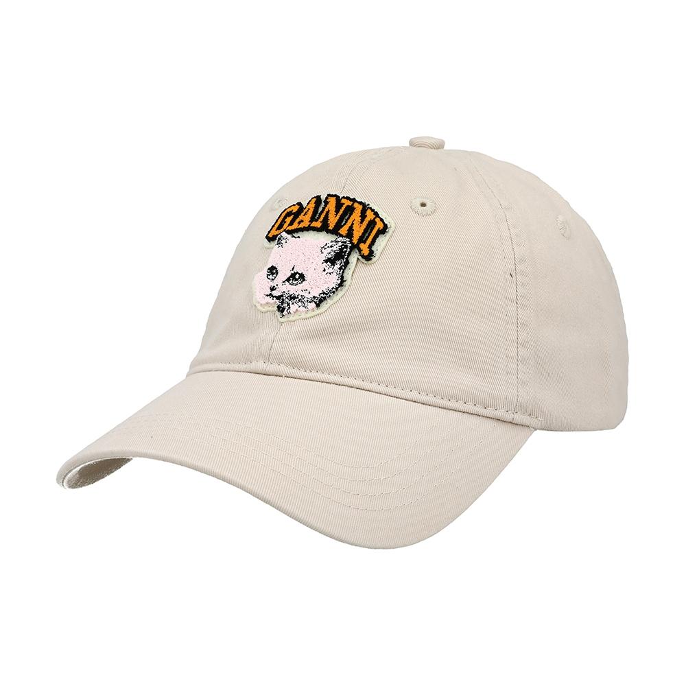 Ganni Бейсболка с логотипом кошки A7096 135