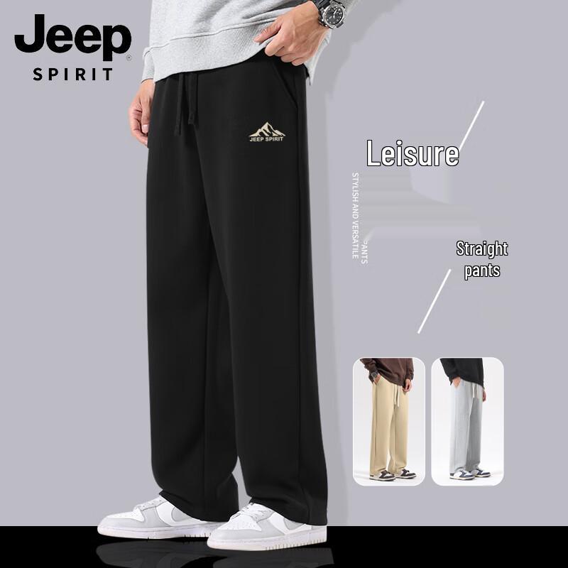 JEEP SPIRIT Men's 330G Loose-Fit Casual Long Pants