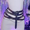 Металлическая Пряжка-булавка Средневековый DIY Пояс из Искусственной Кожи Регулируемый Цепочный Пояс Для Платья