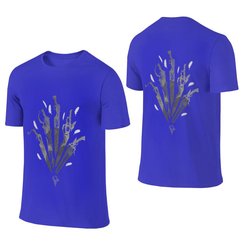 Squall Leonhart Gunblades Vneck Reversible Tshirt Street Trendy Cool Atmosphere Tees