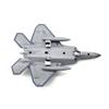 1:100 масштабная модель истребителя США F-22 Raptor и выставочный стенд коллекция подарков F22 сплав модель самолета мини-украшение для дома
