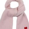 GRAVER [BAG&ACC] Heart Smile Embroidered Bold Muffler_Pink