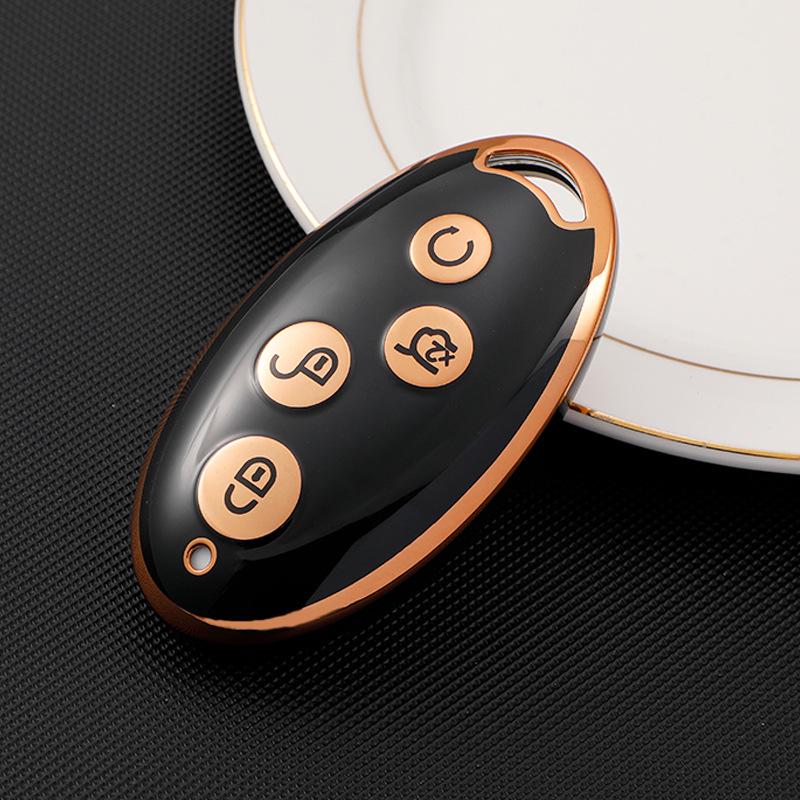 Чехол для ключа BYD Song Max: Защитный чехол из ТПУ для ключа-пульта Song DM, Yuan Pro, S7.