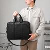 TS JYL laptop bag,Men Briefcase PU Large Laptop Crossbody Document Bag