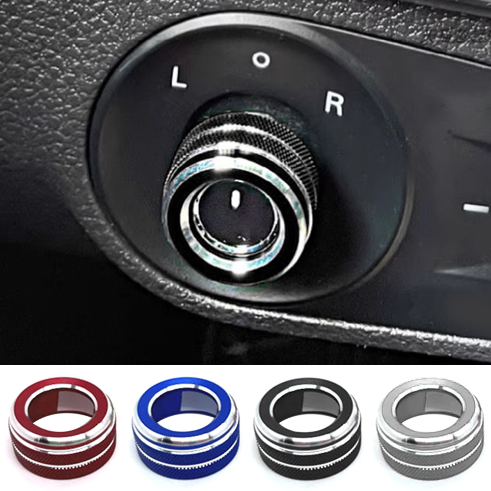 Накладка на ручку зеркала заднего вида автомобиля, поворотный переключатель, кольца из алюминиевого сплава, регулировка для MG MG6 ZS GT Roewe i6/ei6/i6plus/RX5