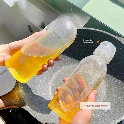 Бутылка для кухонного масла-приправы, нажимная, для наполнения, бутылка для соуса, уксуса, герметичный бытовой резервуар для соуса-приправы, нажимная бутылка