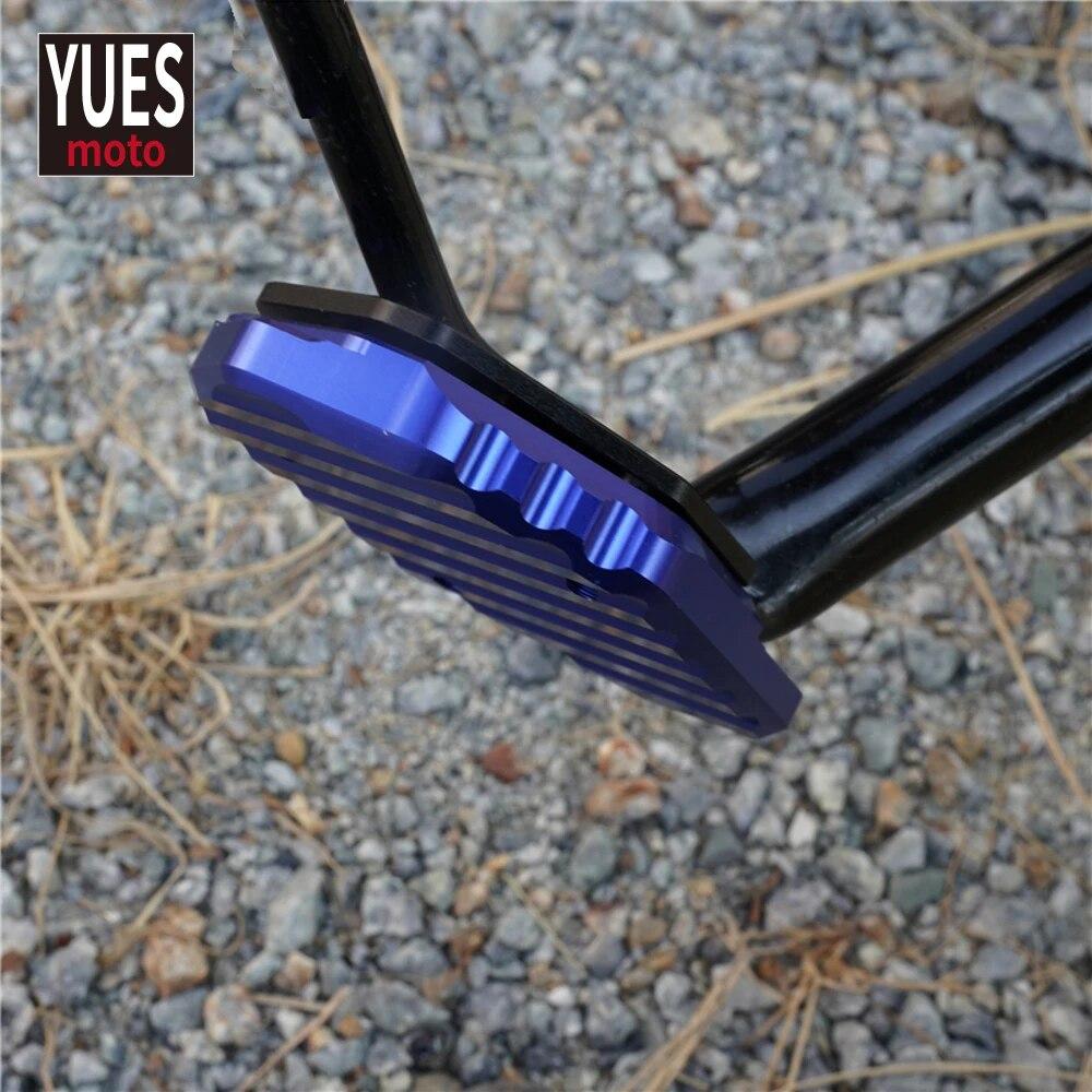 Аксессуары для мотоциклов CNC алюминиевая боковая подставка удлинитель подставки увеличитель пластина стойки для YAMAHA YZF R3 ABS 2015-