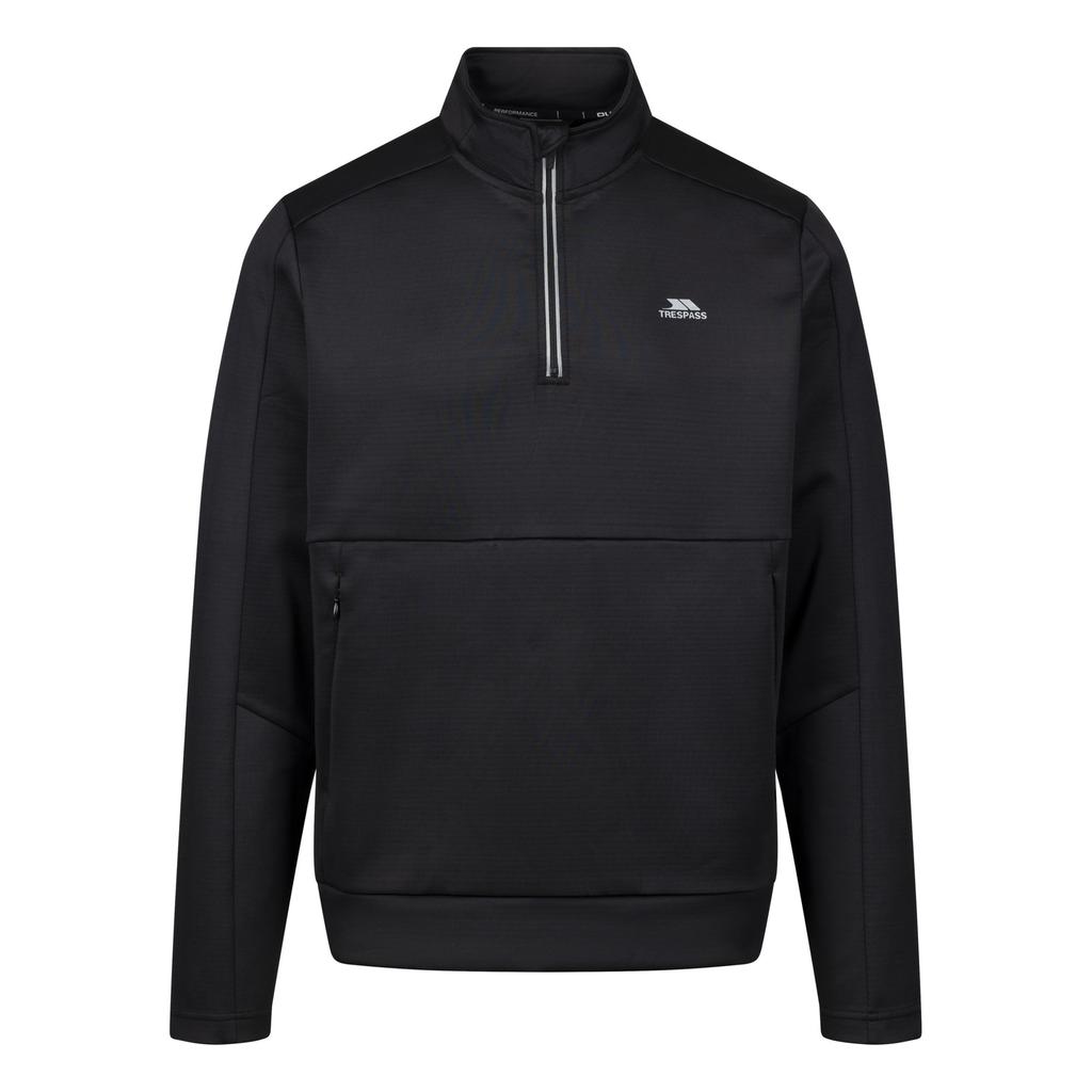 Mens Jay Quarter Zip Long-Sleeved Top