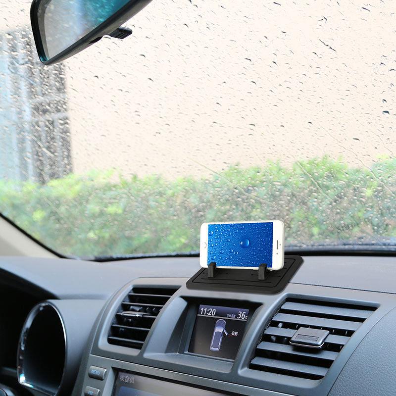 Силиконовый коврик, нескользящий коврик для приборной панели, автомобильный держатель, док-станция для телефона, универсальный