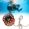 Scuba Diving Reel Finger Line Spool with Double Ended Bolt Snap Clip Free Diving Finger Spool Dive Reel Easy To Use