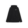 Logo Print Stand Collar Hooded Jacket Men Jackets Black DQ6594-010