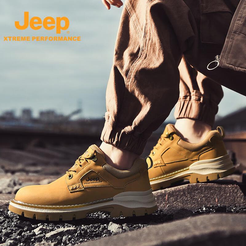 Jeep Мужские рабочие ботинки в стиле Мартин для улицы