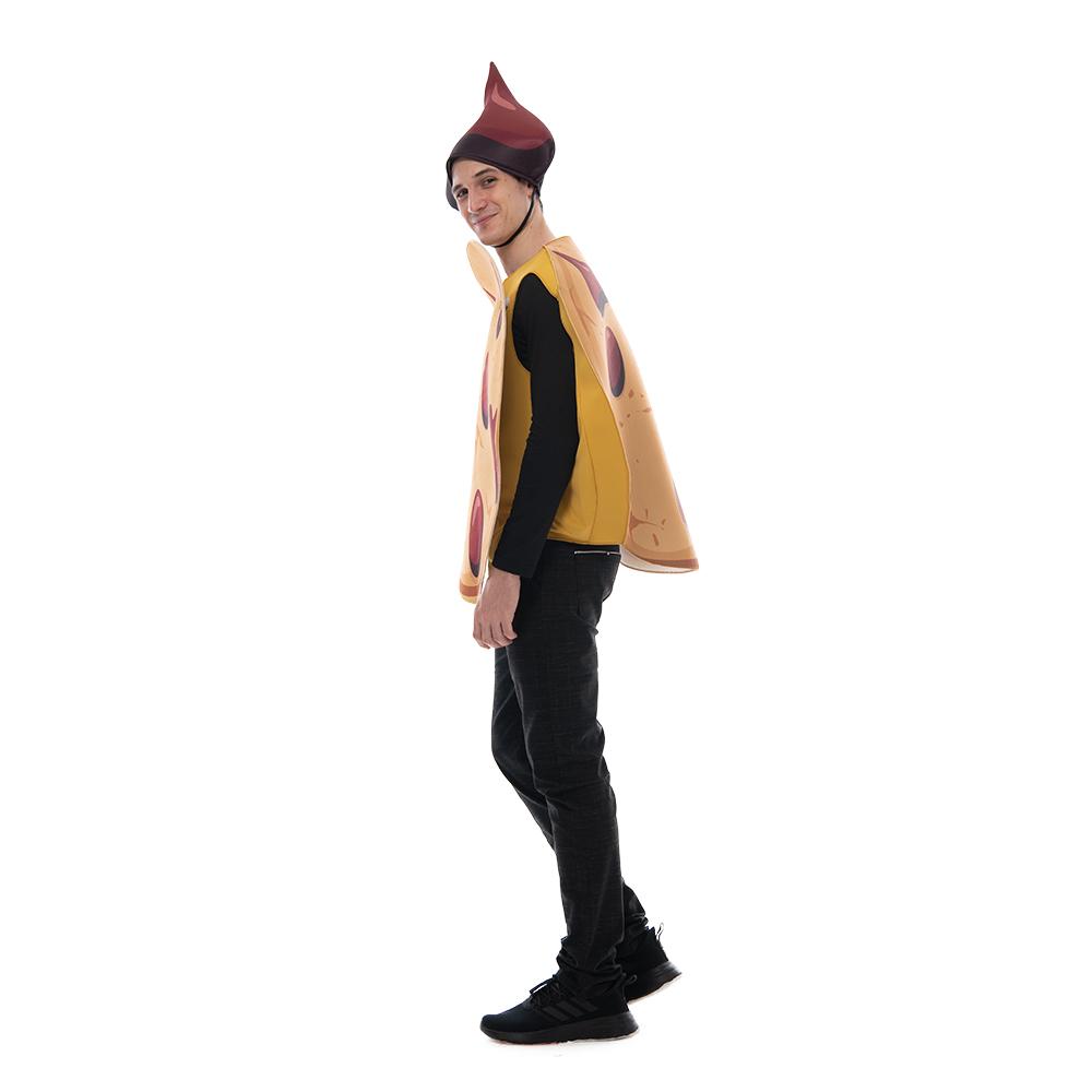 Взрослые унисекс Хэллоуин милый костюм печенья еда нарядное платье сценический наряд один размер