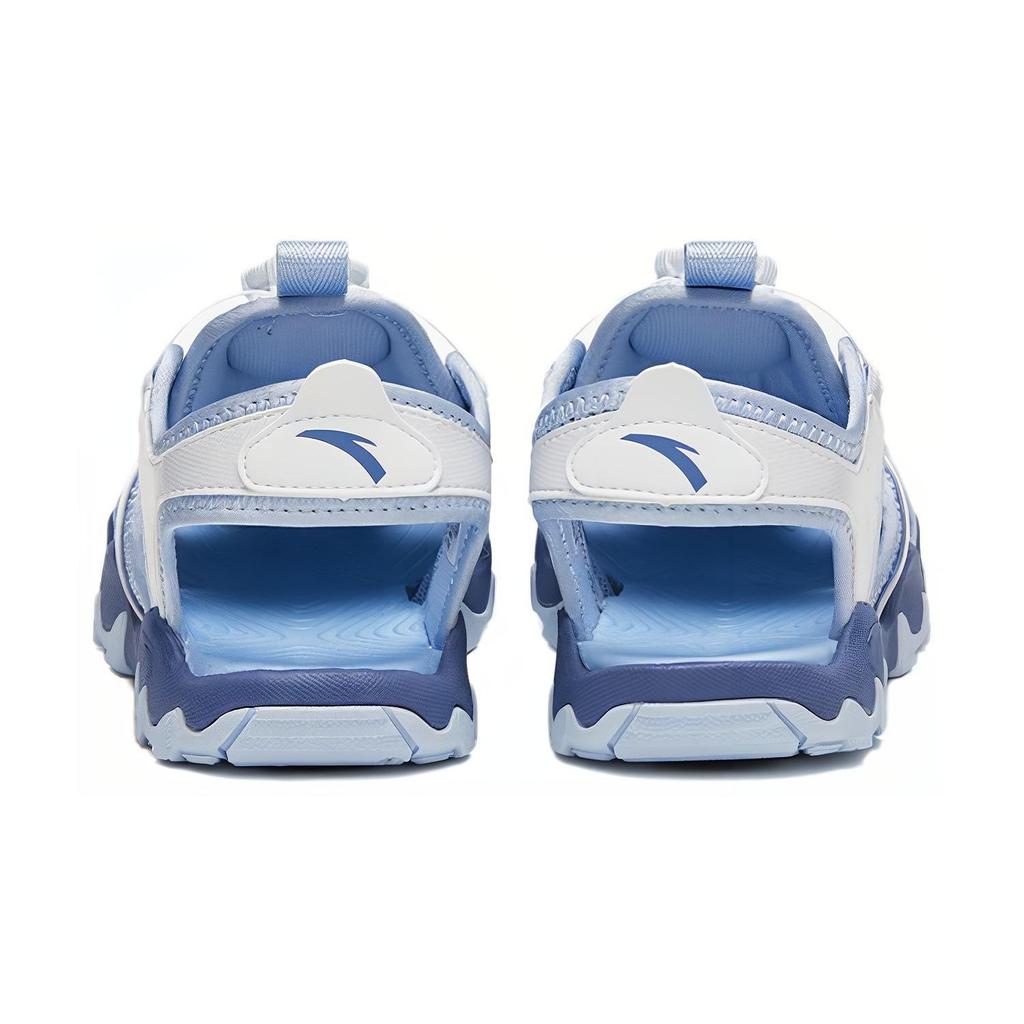 Anta Sports Sandals White Sea Mist Blue Youth Kids Sandals A322326911-2