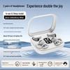 Двойные Bluetooth-наушники Q10: Сверхдлительное время работы от аккумулятора, Металлизированный, HD-дисплей, TWS для двойного использования.