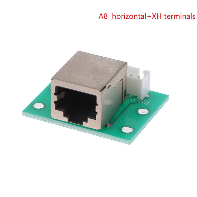 1 шт. Адаптерная плата Rj45 для модульного разъема Ethernet Xh2.54, сетевой интерфейс + коммутационная плата + штыревой разъем