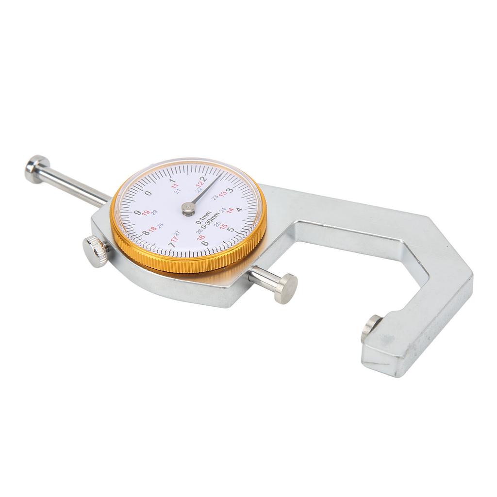 Thickness Gauge Handheld Flat Head High Accuracy 0‑30mm 0.1mm Thickness Measurement Tool for Jewelry